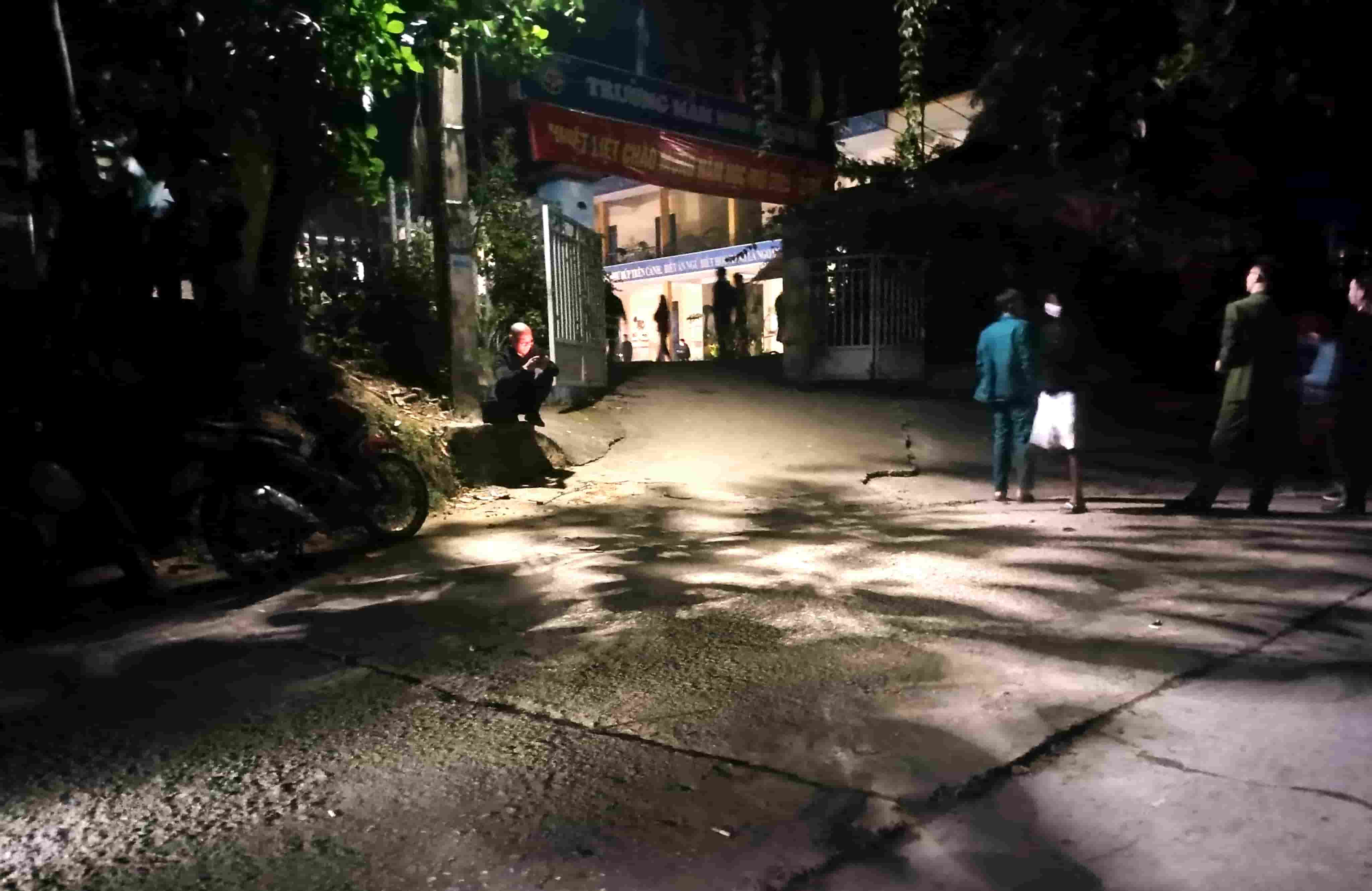 Trường mầm non Bạch Hà nơi xảy ra vụ việc. Ảnh: Văn Đức